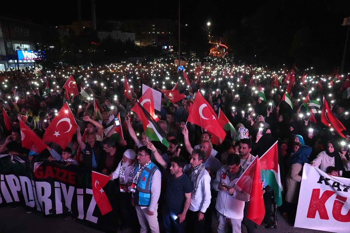 Erzurum'da Hamas Siyasi Büro Başkanı İsmail Heniyye'nin Tahran'da suikasta uğraması ve İsrail'in...