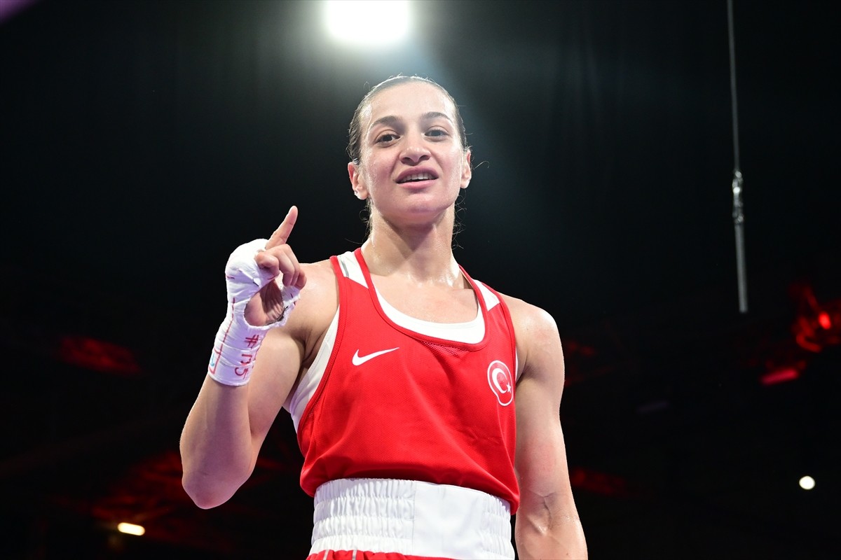 Fransa'nın Villepinte kentindeki North Paris Arena'da düzenlenen Paris 2024 Olimpiyat Oyunları'nda...