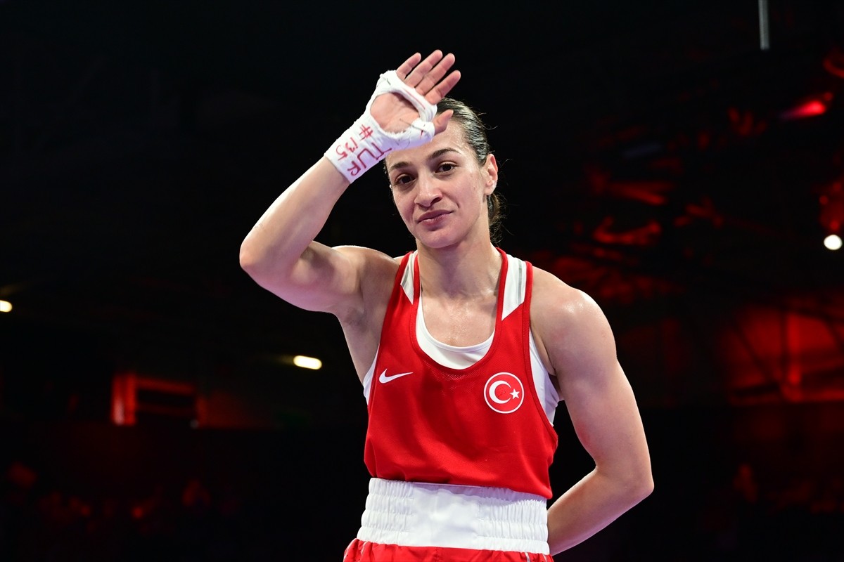 Fransa'nın Villepinte kentindeki North Paris Arena'da düzenlenen Paris 2024 Olimpiyat Oyunları'nda...