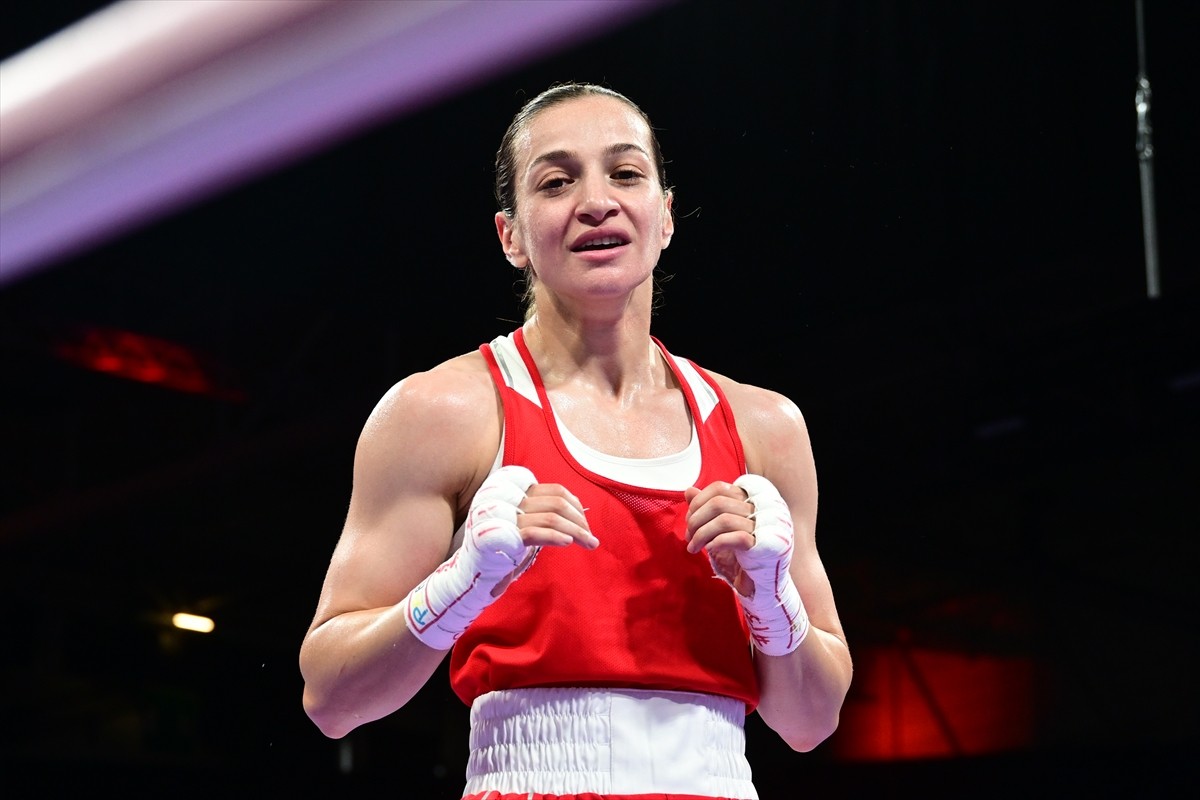 Fransa'nın Villepinte kentindeki North Paris Arena'da düzenlenen Paris 2024 Olimpiyat Oyunları'nda...