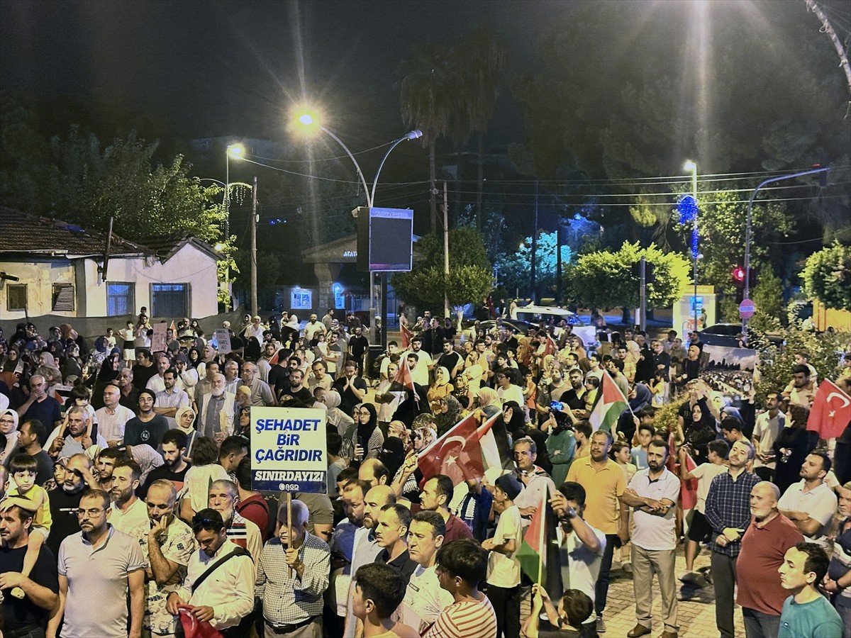 Hatay'ın Dörtyol ilçesinde Hamas Siyasi Büro Başkanı İsmail Heniyye'nin suikaste uğraması ve...