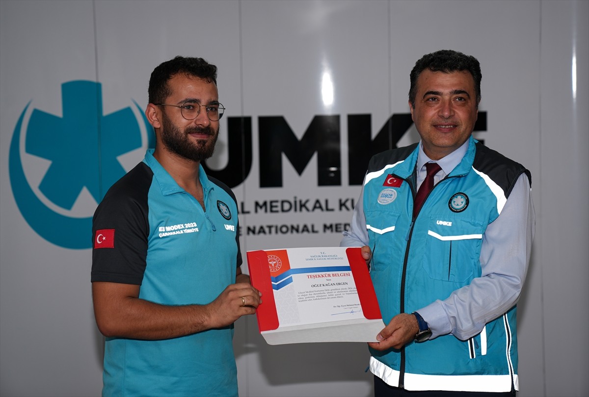 İzmir'deki Ulusal Medikal Kurtarma Ekibi, "Ulusal UMKE Haftası" kapsamında Urla ilçesinde yer alan...