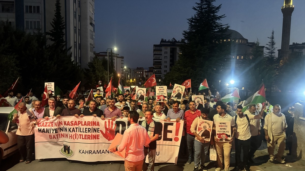 Kahramanmaraş’ta Hamas Siyasi Büro Başkanı İsmail Heniyye'nin İran'da suikasta uğraması ve...