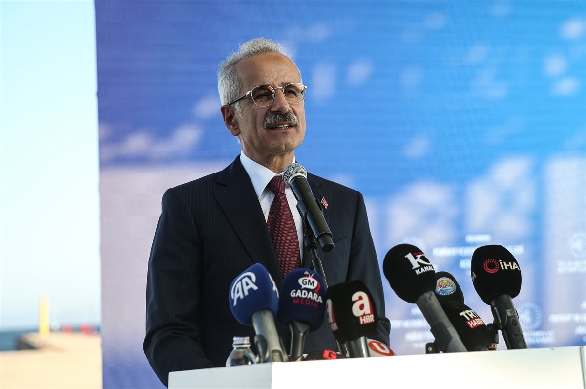 Mersin'in Anamur ilçesinde, Anamur Feribot ve Deniz Uçağı İskelesi'nin açılışı...