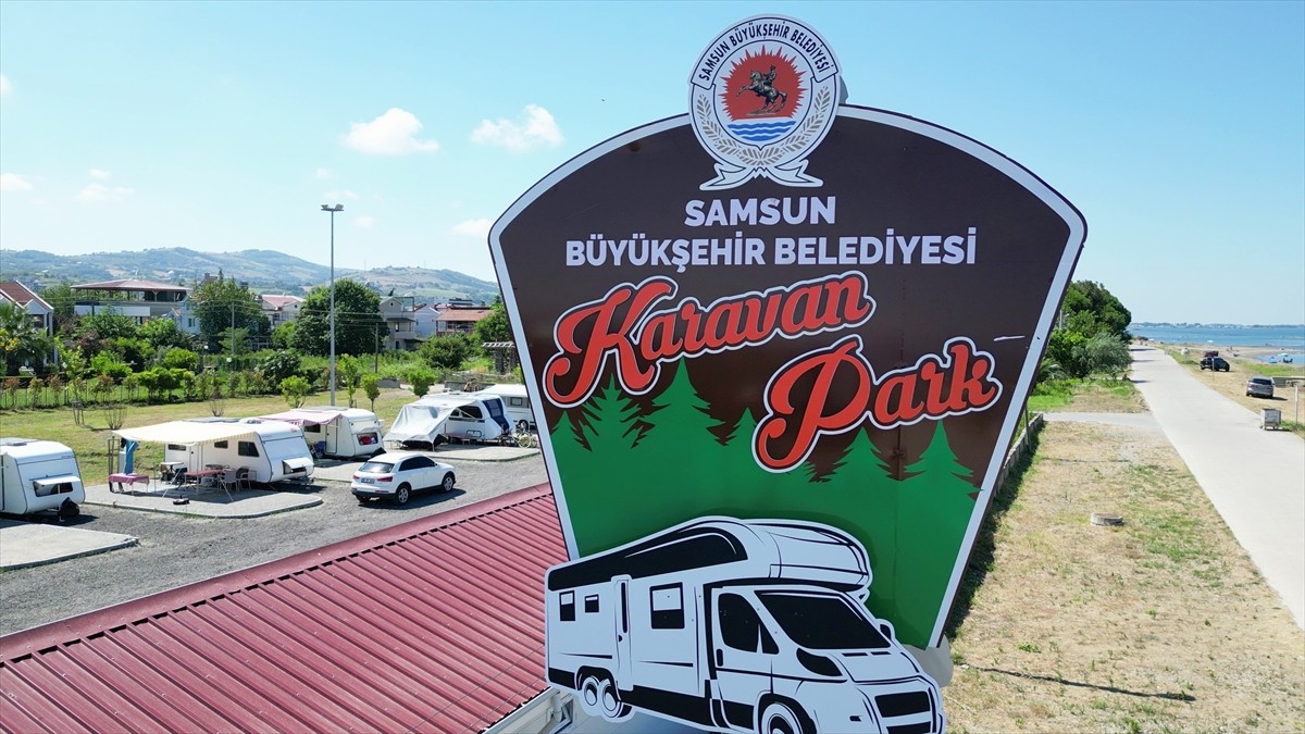 Samsun'da 4 ilçede yer alan karavan parklar, 43 ülke ve 79 şehirden gelen yerli ve yabancı...