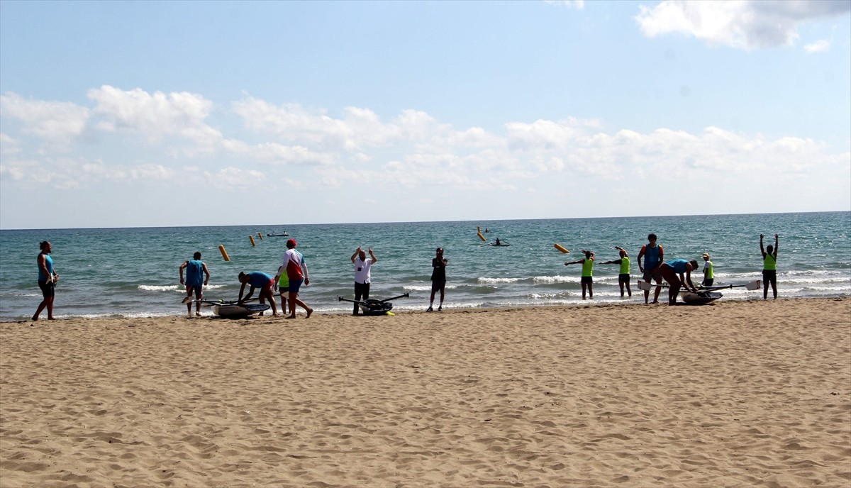Sanmar Denizcilik Deniz Küreği Türkiye Şampiyonası Sahil Sürat Yarışları, Sinop'ta başladı....
