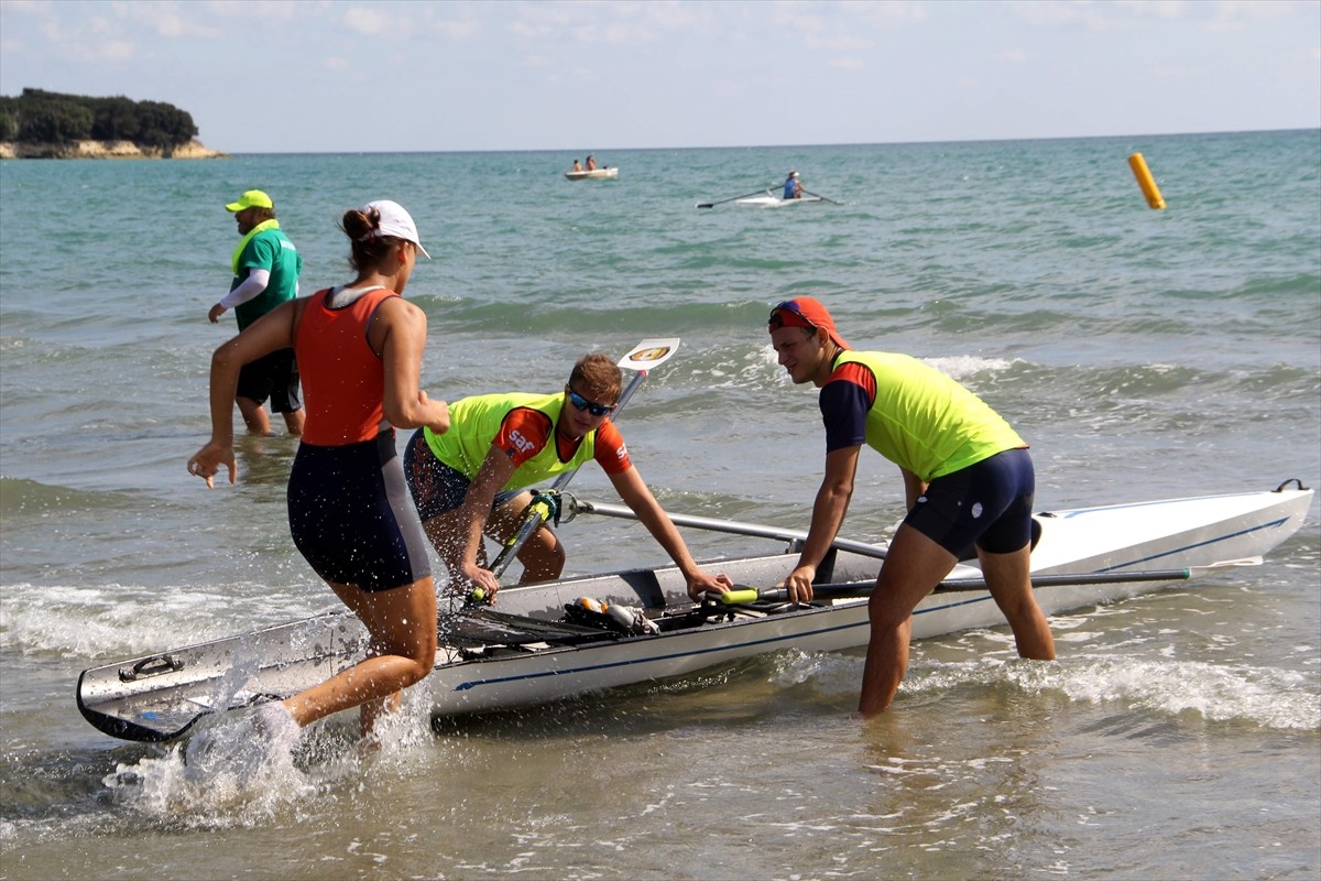 Sanmar Denizcilik Deniz Küreği Türkiye Şampiyonası Sahil Sürat Yarışları, Sinop'ta başladı....
