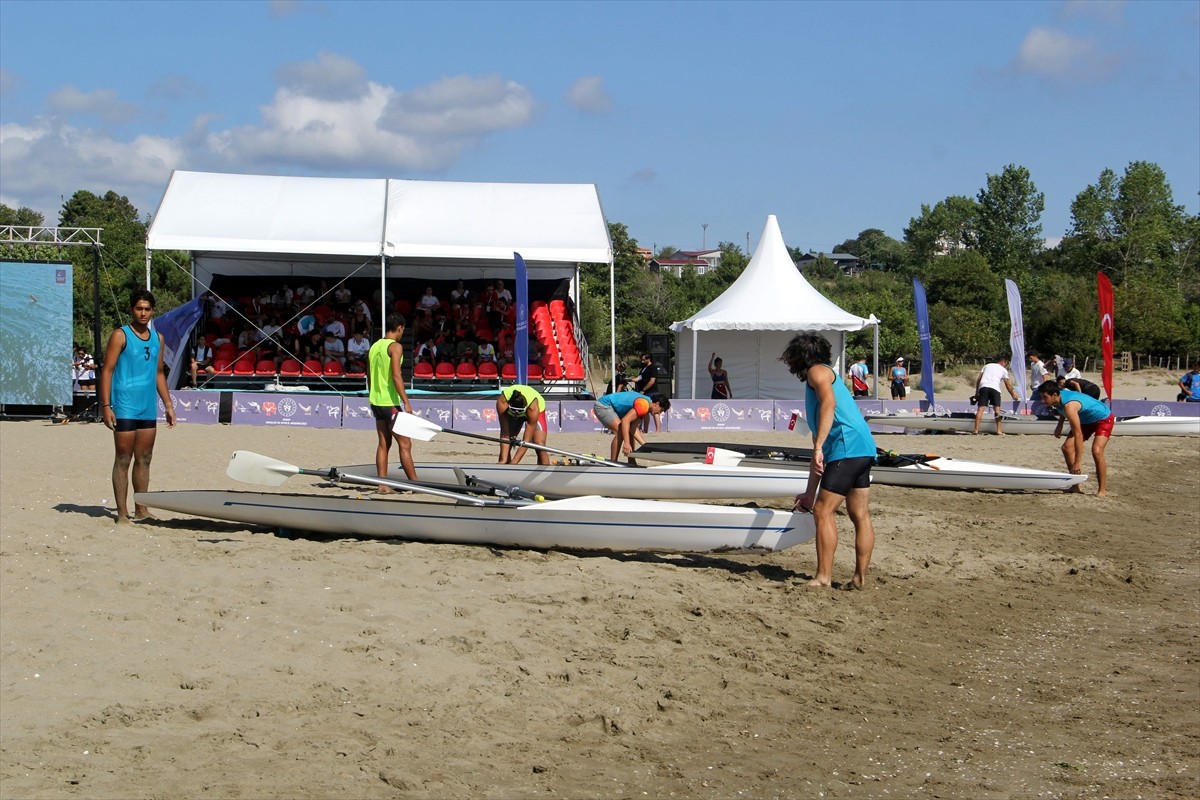 Sanmar Denizcilik Deniz Küreği Türkiye Şampiyonası Sahil Sürat Yarışları, Sinop'ta başladı....