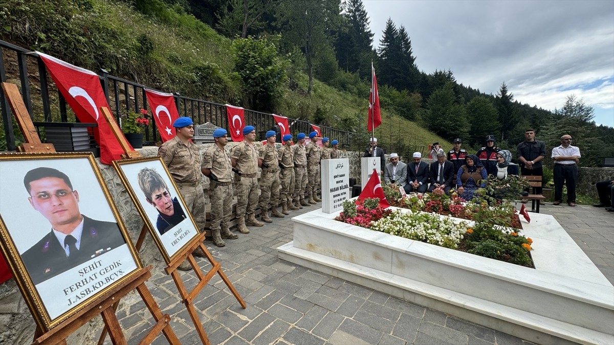 Trabzon'un Maçka ilçesi kırsalında, 11 Ağustos 2017'de bölücü terör örgütü mensuplarıyla sağlanan...