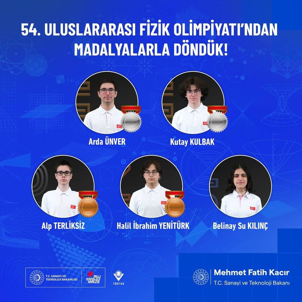 Türk öğrenciler, Suudi Arabistan ve İran'da gerçekleştirilen uluslararası kimya ve fizik...