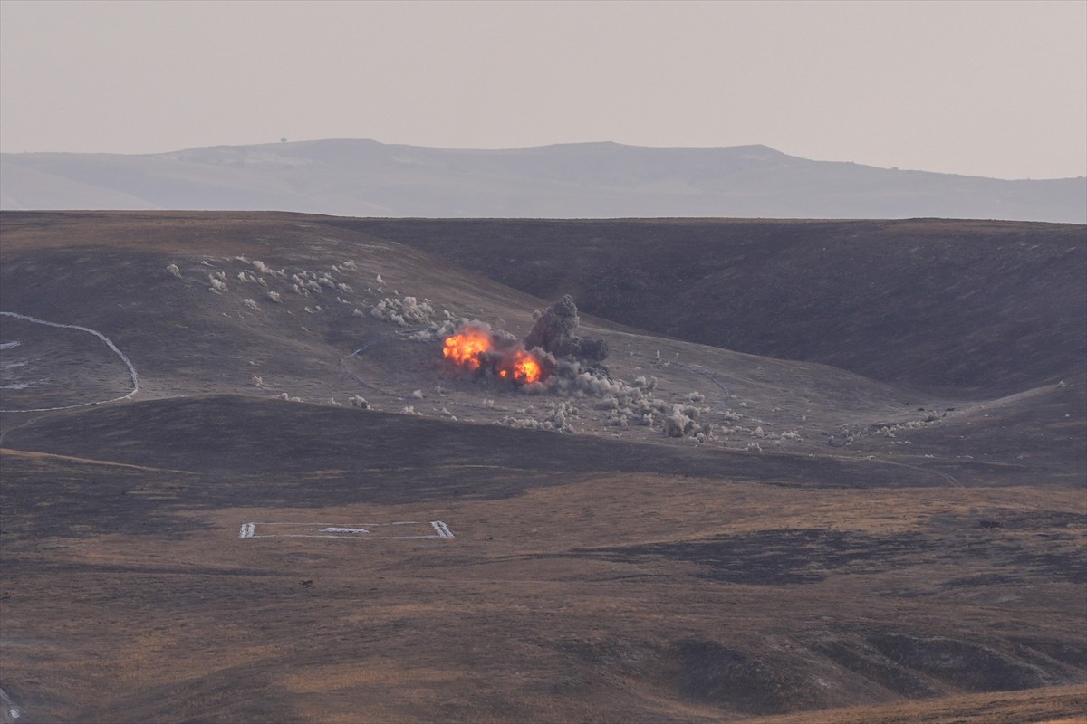 Türk Silahlı Kuvvetlerinin (TSK) ateş gücünün sergilendiği "Ateş Serbest- 2024" faaliyetinde...