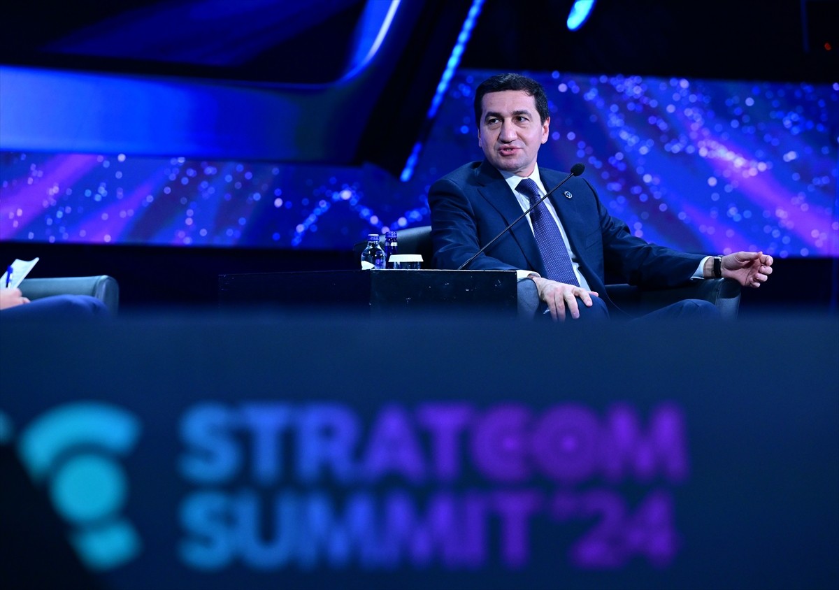 Azerbaycan Cumhurbaşkanı Müşaviri Hikmet Hacıyev, Cumhurbaşkanlığı İletişim Başkanlığınca...