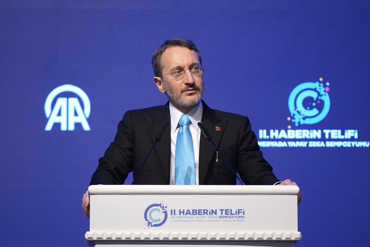 Cumhurbaşkanlığı İletişim Başkanı Fahrettin Altun, Anadolu Ajansı tarafından, Boğaziçi...