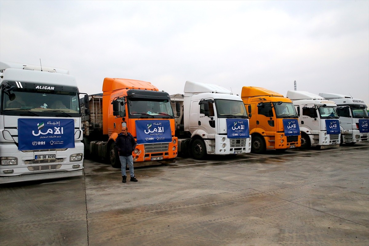 Hatay'da İnsan Hak ve Hürriyetleri (İHH) İnsani Yardım Vakfı ile Katar Yardım Kuruluşunca...