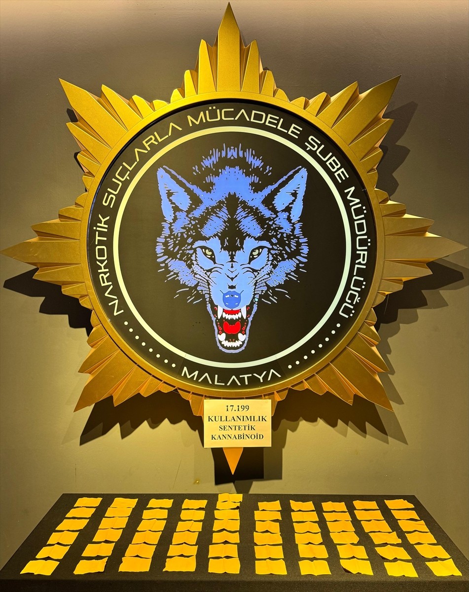 Malatya'da uyuşturucu operasyonunda 105 bin 167 sentetik hap ele geçirildi, gözaltına alınan 6...