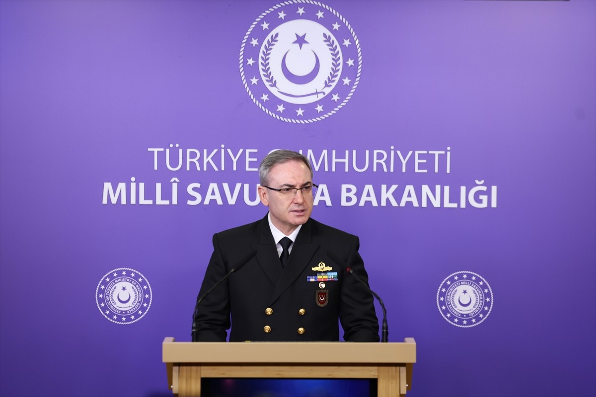 Milli Savunma Bakanlığı (MSB) Basın ve Halkla İlişkiler Müşaviri Tuğamiral Zeki Aktürk, Bakanlıkta...