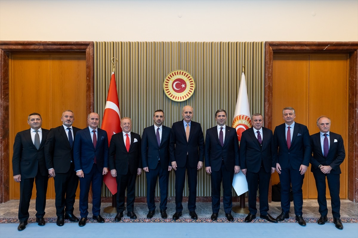 TBMM Başkanı Numan Kurtulmuş, AK Parti Dış İlişkiler Başkanı ve İstanbul Milletvekili Zafer...