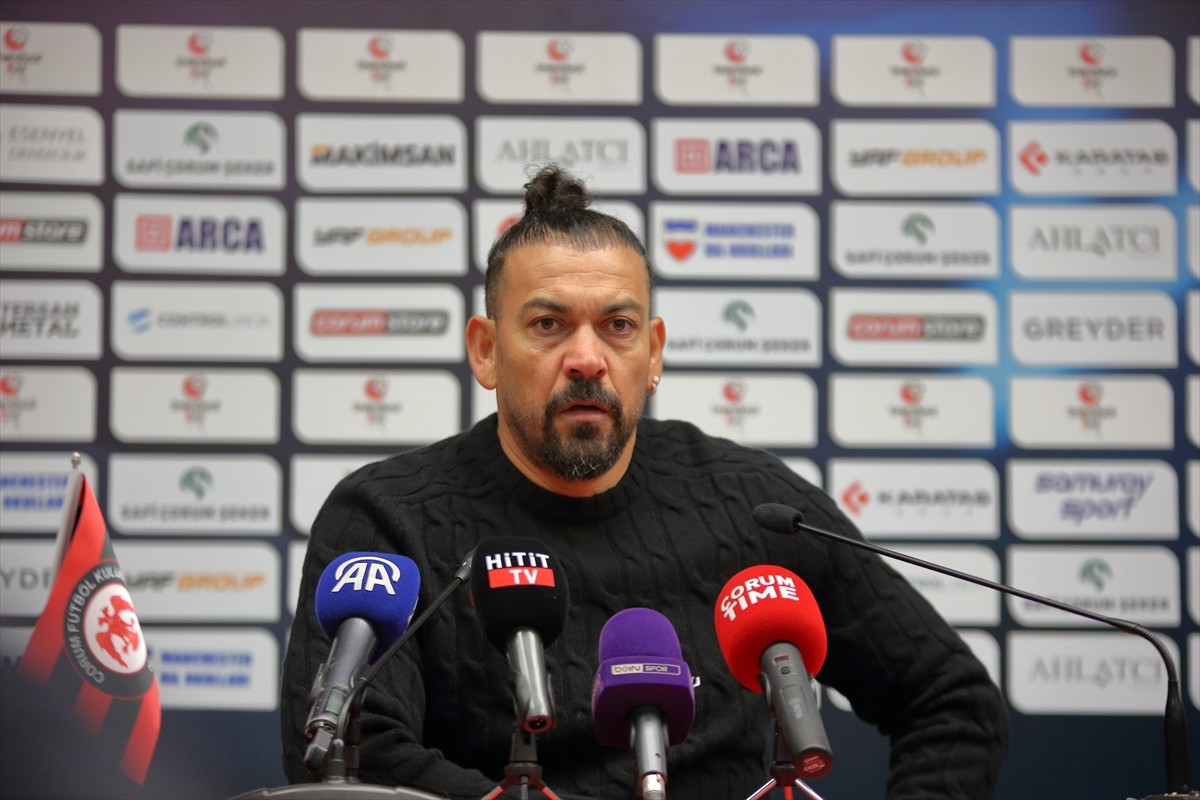 Trendyol 1. Lig'in 16. haftasında Çorum FK ile Amed Sportif Faaliyetler, Çorum Şehir Standı'ndaki...