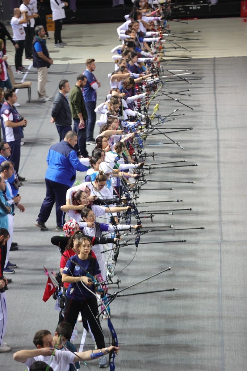 Türkiye Okçuluk Federasyonu tarafından Antalya'da düzenlenen Okçuluk Salon Türkiye Şampiyonası...