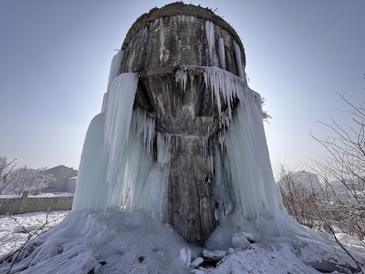 Ağrı'da dondurucu soğuklar yaşamı olumsuz etkiliyor. Termometrelerin gece sıfırın altında 21...