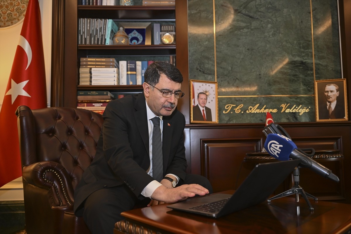 Ankara Valisi Vasip Şahin, Anadolu Ajansının (AA) gözünden 2024'e damga vuran olaylara ve yaşama...