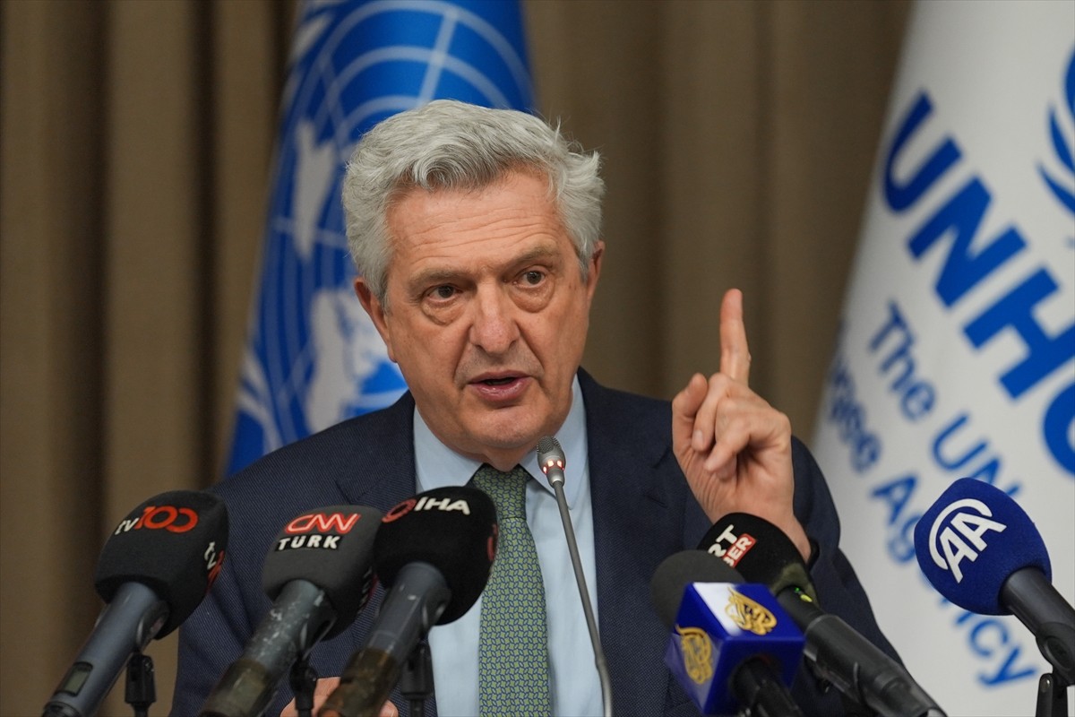 Birleşmiş Milletler (BM) Mülteciler Yüksek Komiseri Filippo Grandi, Suriye ve Lübnan'daki...