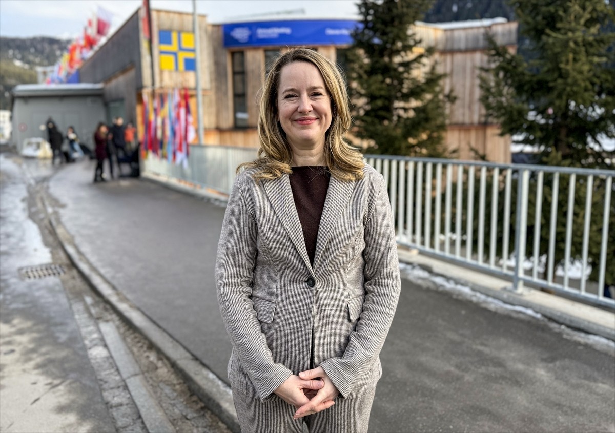 Birleşmiş Milletler (BM) Uluslararası Göç Örgütü (IOM) Genel Direktörü Amy Pope, Dünya Ekonomik...