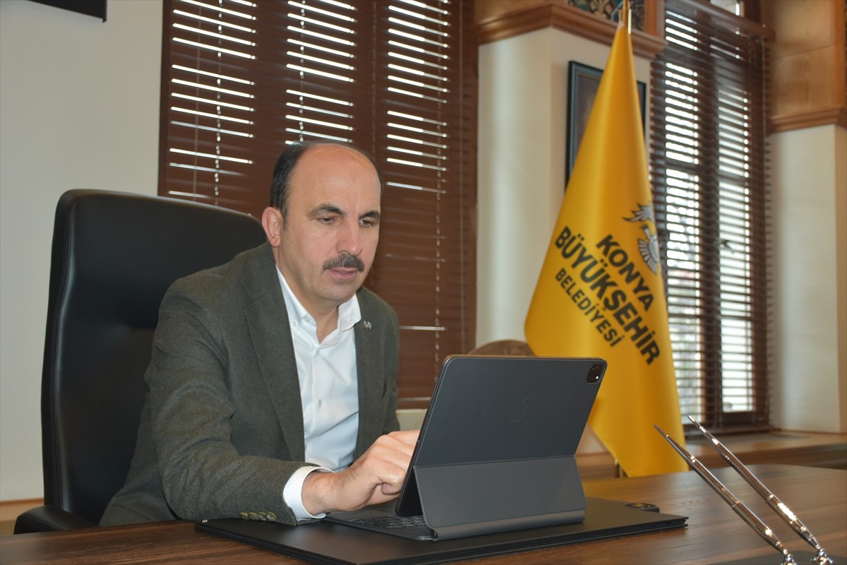 Konya Büyükşehir Belediye Başkanı Uğur İbrahim Altay, Anadolu Ajansının (AA) gözünden 2024'e damga...