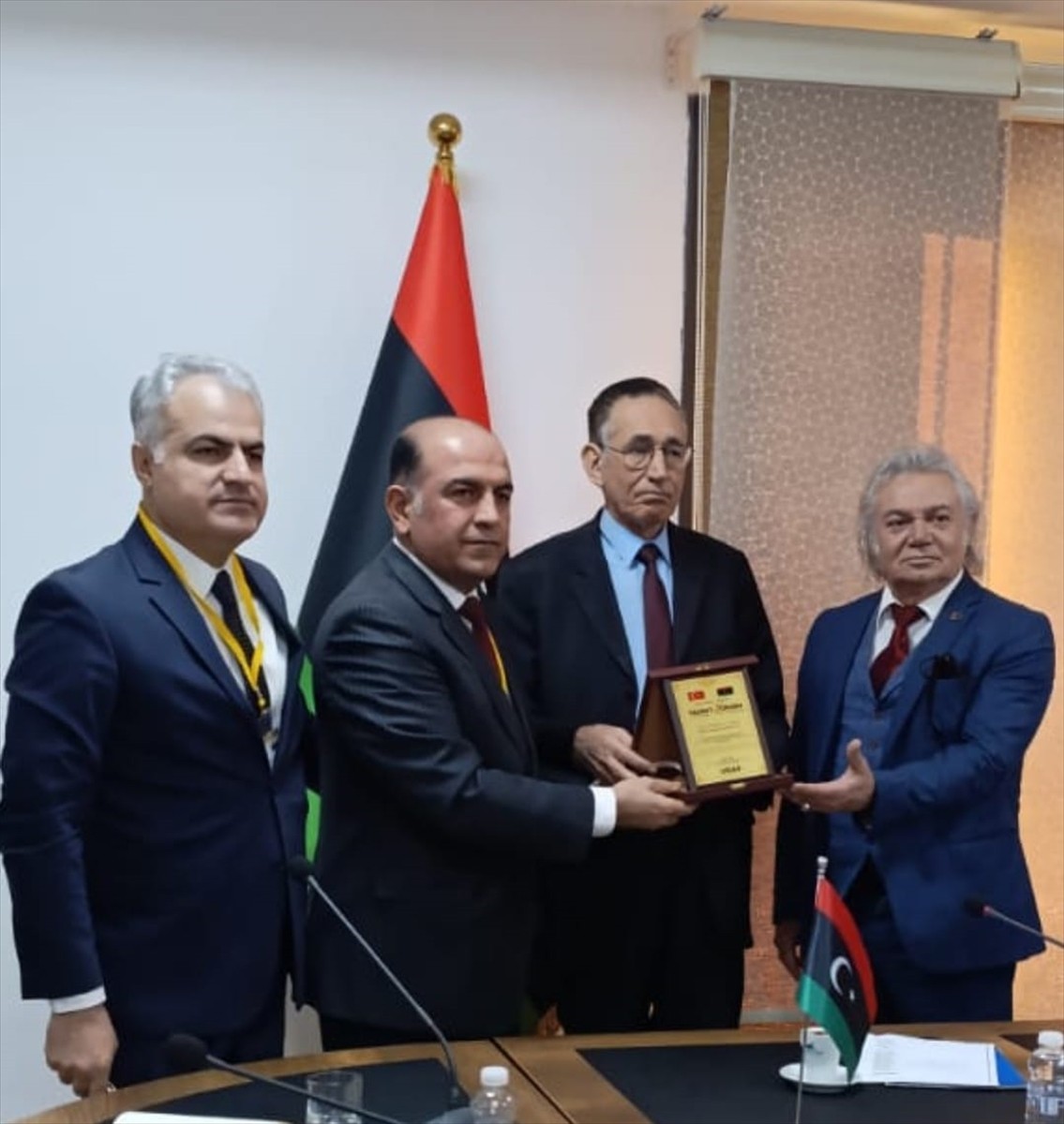 Libya'nın başkenti Trablus’ta düzenlenen gıda fuarı çerçevesinde ülkeyi ziyaret eden Uluslararası...