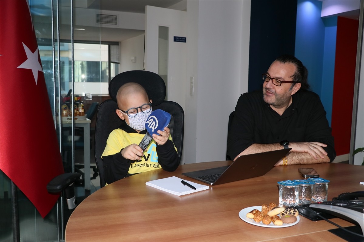 Lösemi tedavisi gören çocuklar, 10 Ocak Çalışan Gazeteciler Günü dolayısıyla Anadolu Ajansı (AA)...