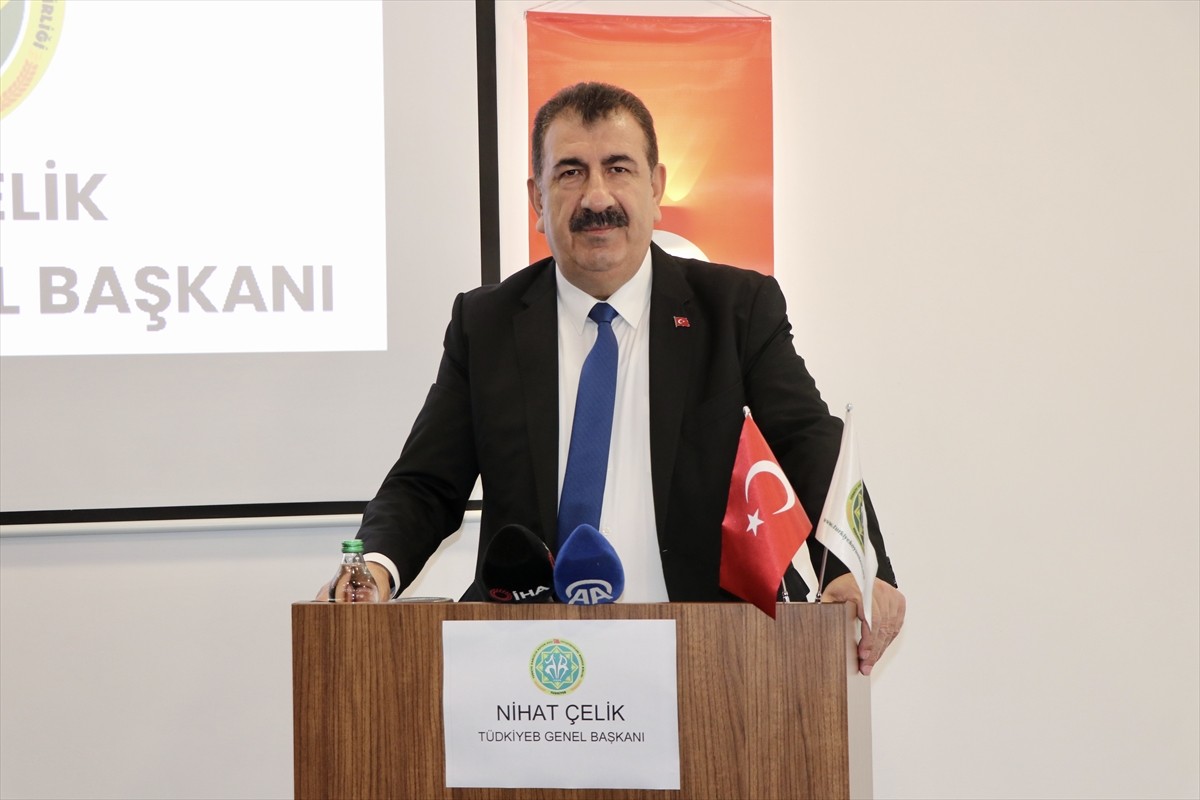 Türkiye Damızlık Koyun Keçi Yetiştiricileri Merkez Birliği (TÜDKİYEB) Genel Başkanı Nihat Çelik...