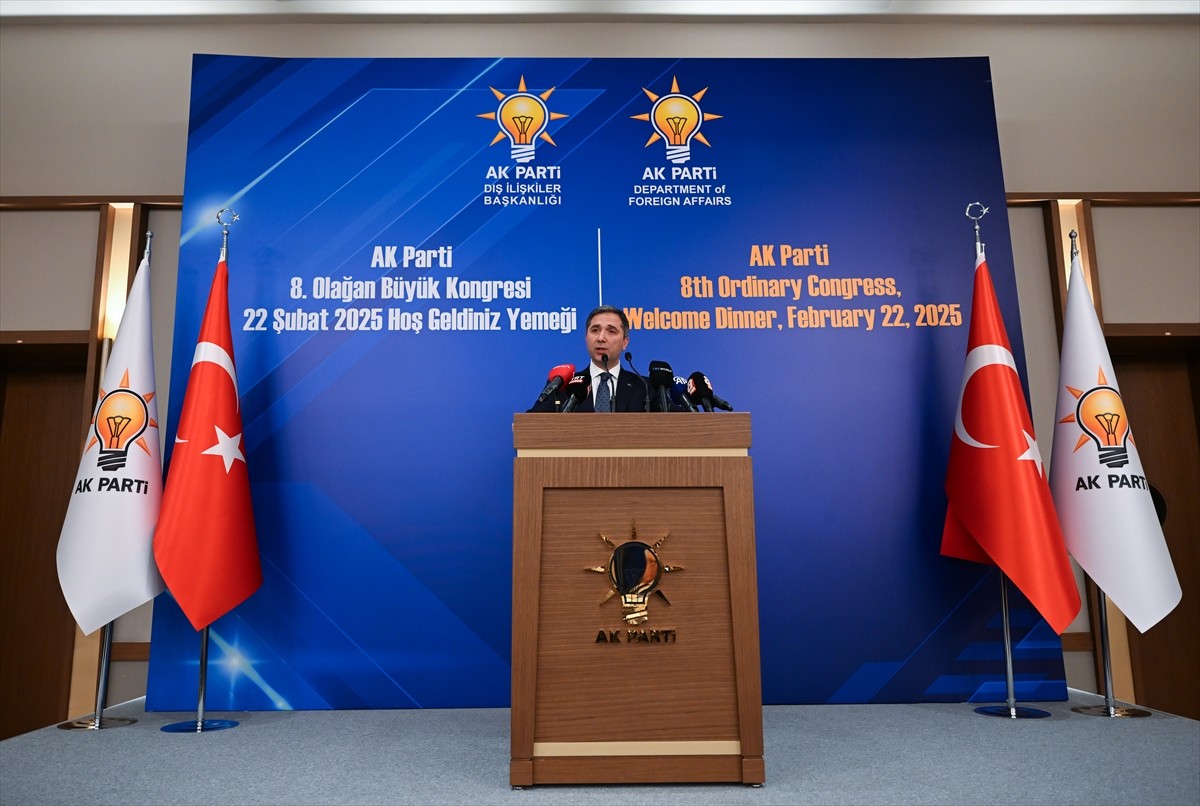AK Parti'nin yarın yapılacak 8. Olağan Büyük Kongresi'ne davet edilen yabancı ülke siyasi parti...