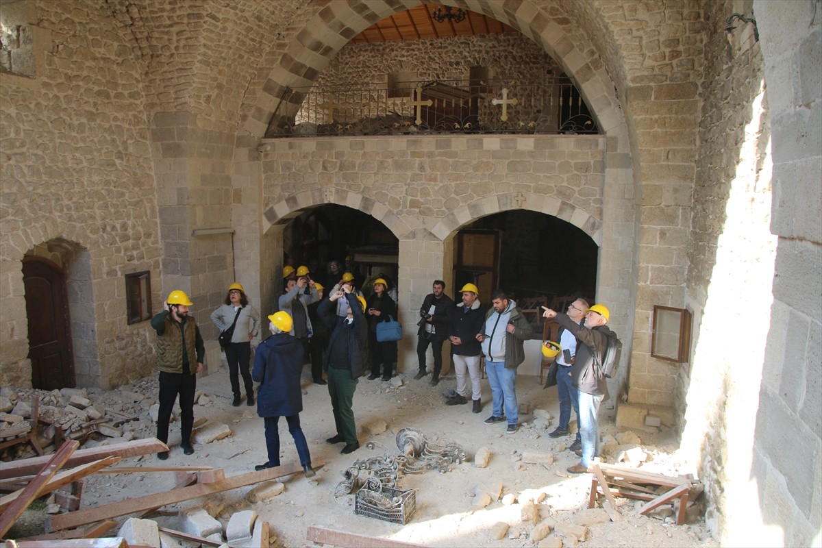 Avrupa merkezli sivil toplum kuruluşu Europa Nostra ve Avrupa Kalkınma Bankası Enstitüsü heyeti, 2...