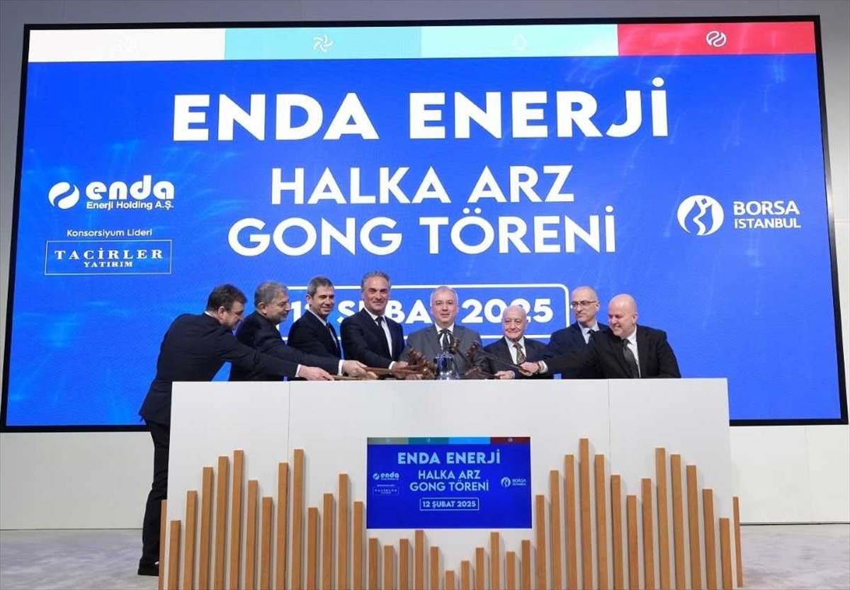 Borsa İstanbul'da gong Enda Enerji Holding için çaldı. 