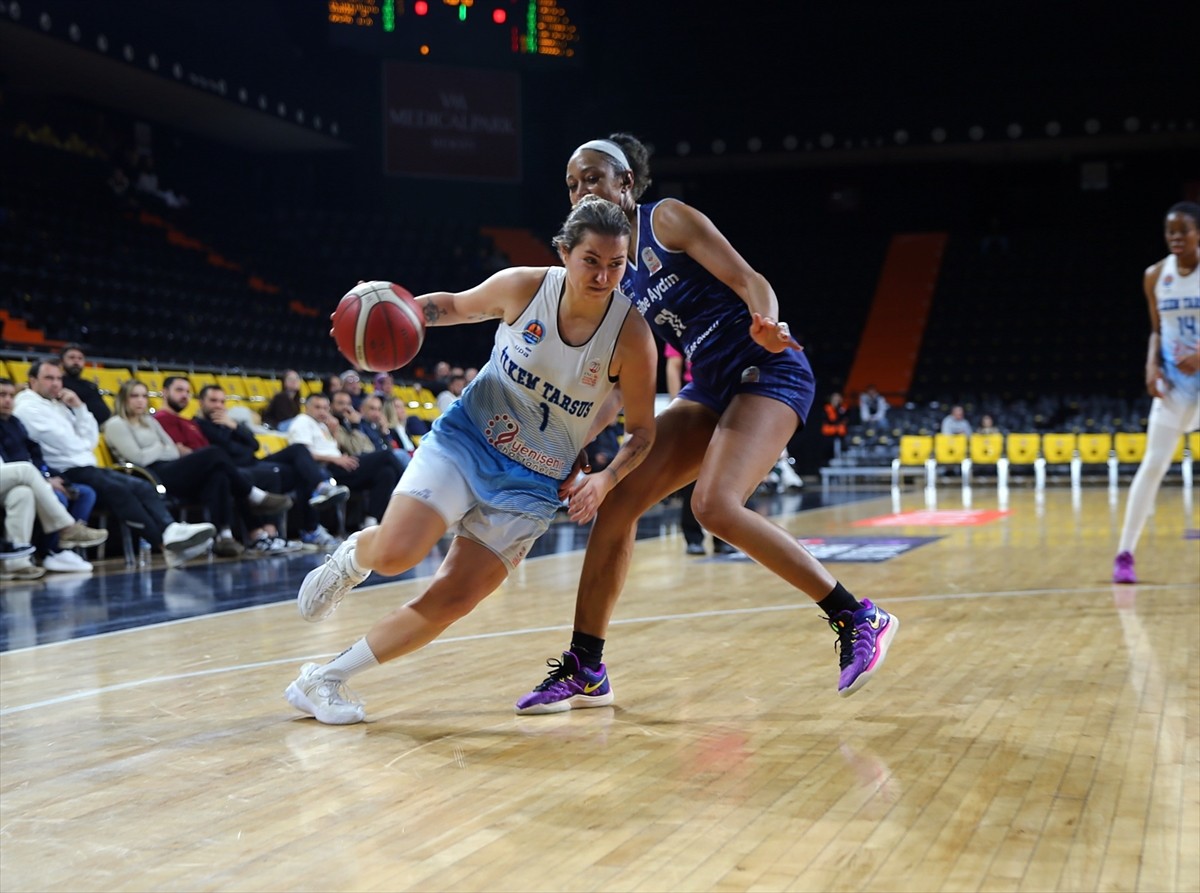 ING Kadınlar Basketbol Süper Ligi'nin 22. haftasında İlkem Yapı Tarsus Spor ile Nesibe Aydın...