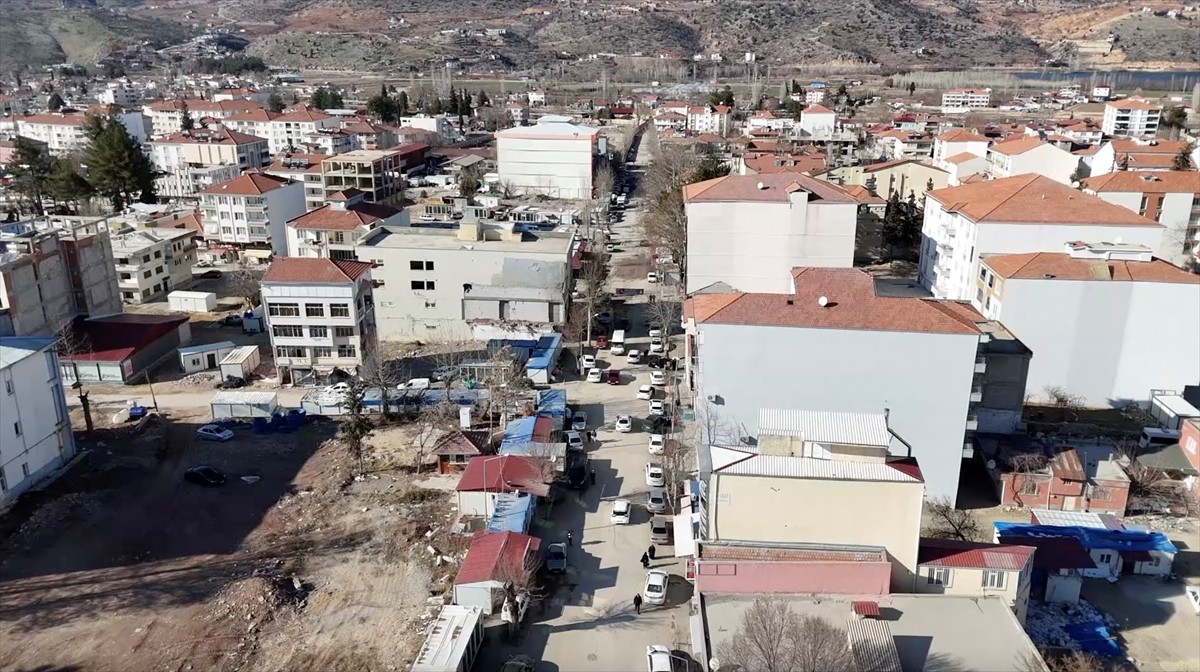  Kahramanmaraş merkezli 6 Şubat 2023'teki depremlerden etkilenen Adıyaman'ın Gölbaşı ilçesinde...
