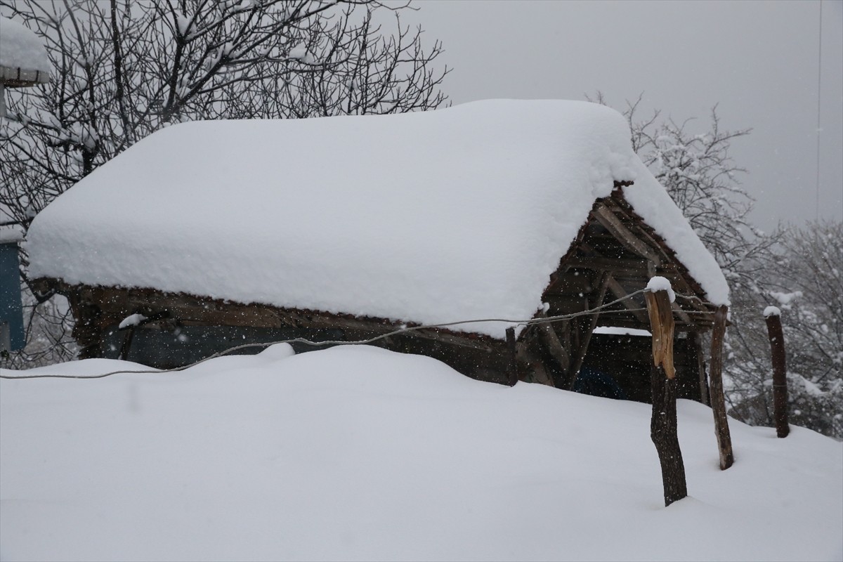 Kastamonu'nun yüksek kesimlerinde kar yağışı etkisini gösterdi. Küre Dağları'nın bazı noktalarında...