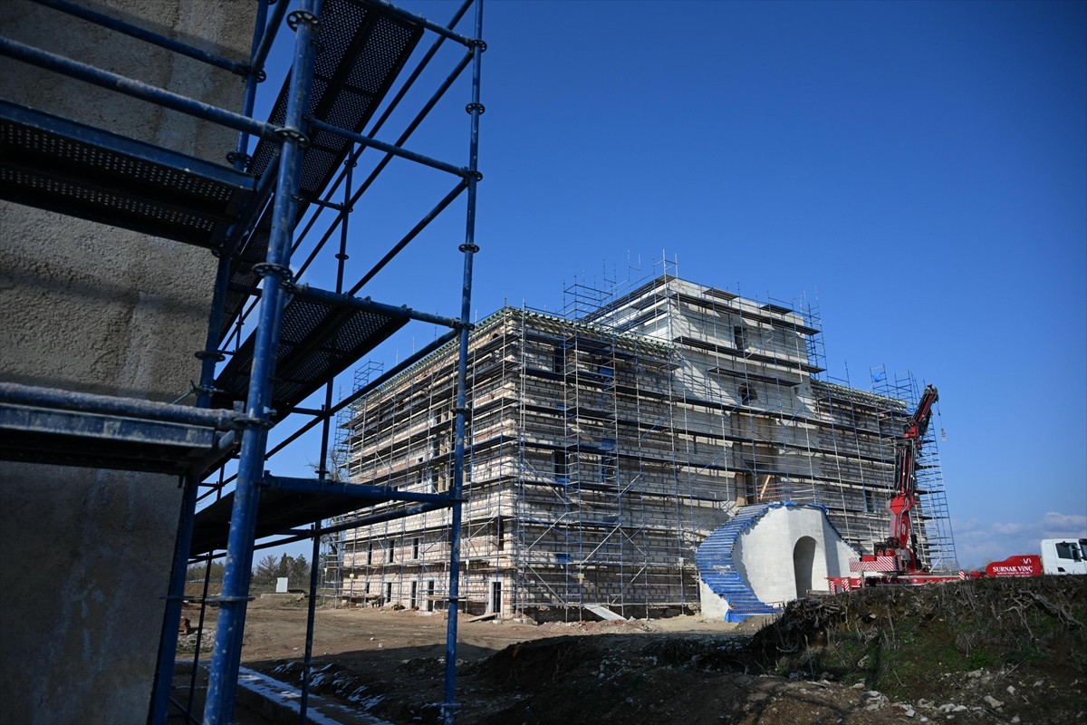 Milli Saraylar Başkanlığı tarafından Edirne Sarayı'nın ihyası kapsamında başlatılan çalışmalar...