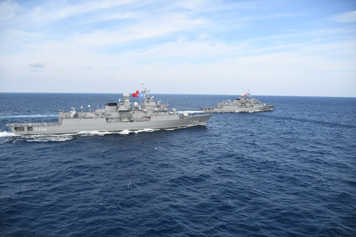 Milli Savunma Bakanlığı (MSB), NATO Daimi Deniz Görev Grubu-2 sancak gemisi görevini üstlenen TCG...