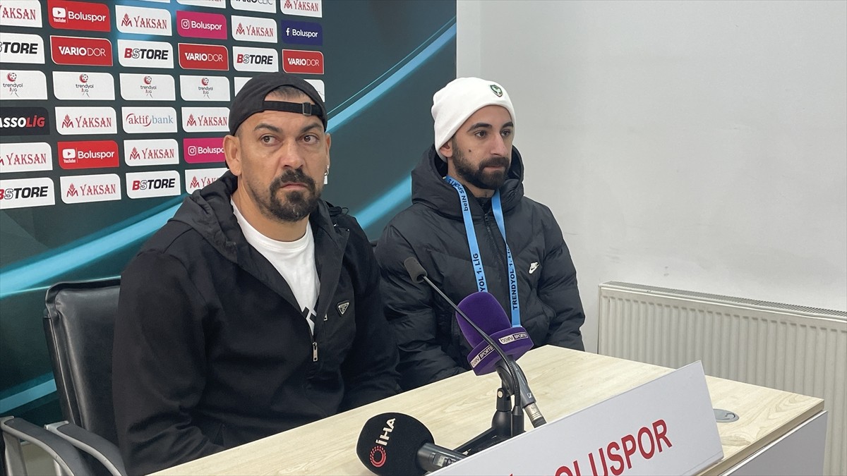 Trendyol 1. Lig'in 25. haftasında Geosis Boluspor ile konuk ettiği Amed Sportif Faaliyetler...