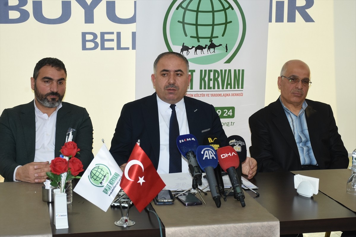 Umut Kervanı İnsani Yardım Vakfı Genel Başkan Yardımcısı Erdal Elibüyük, Malatya'da Dedekorkut...