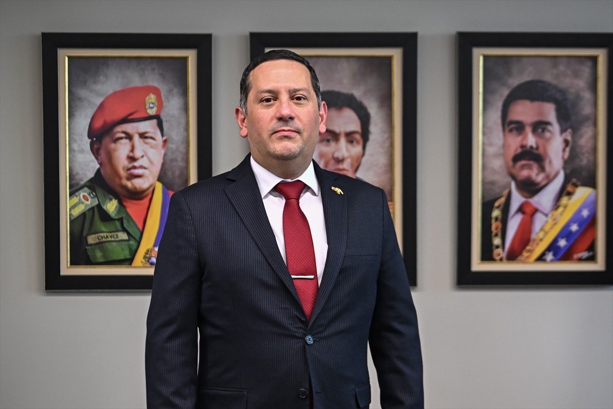 Venezuela'nın Ankara Büyükelçisi Freddy Eduardo Molina Gutierrez, Türkiye ile Venezuela arasındaki...