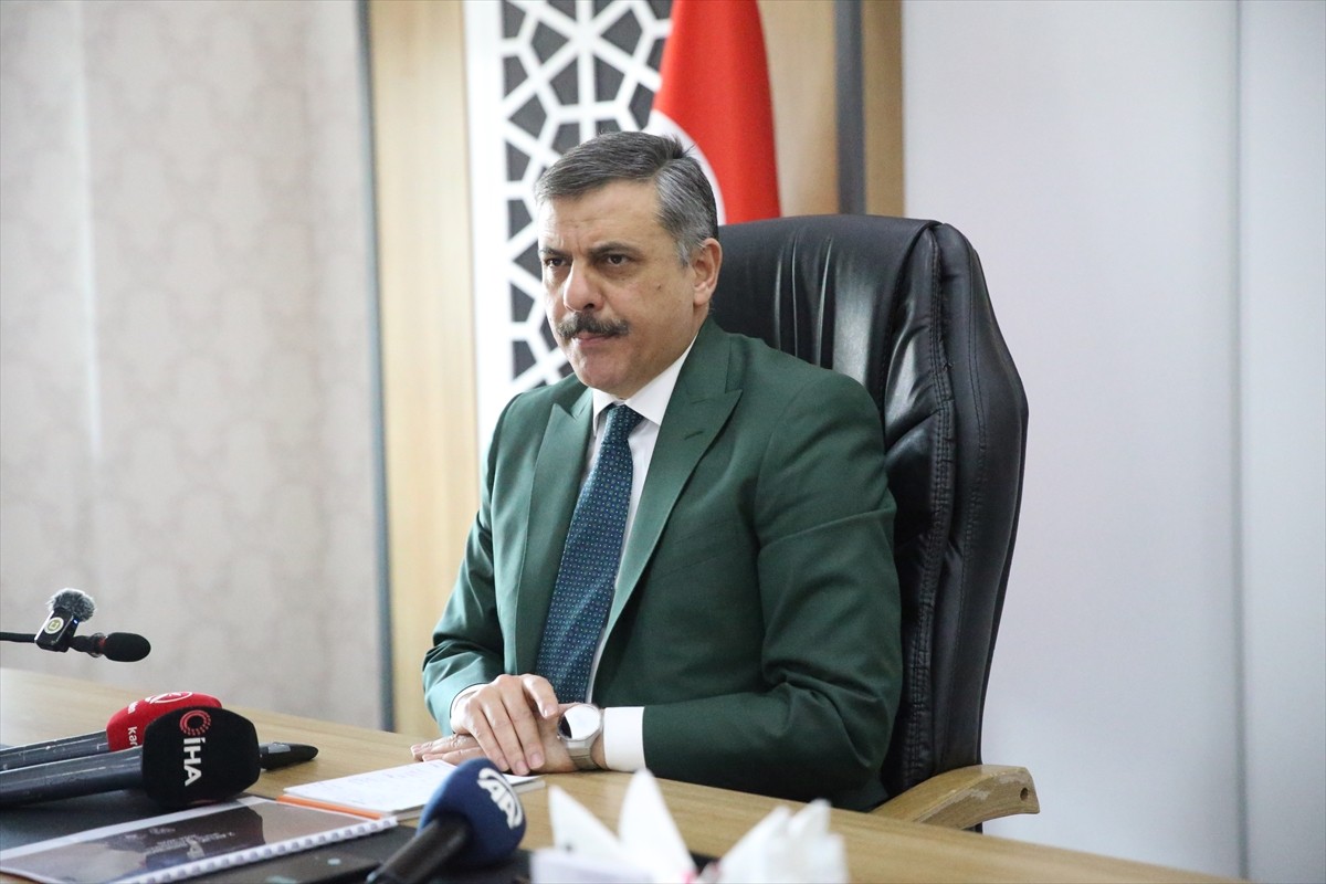 Erzurum Valisi Mustafa Çiftçi, Erzurum Emniyet Müdürlüğü'nde "Asayiş ve Güvenlik Değerlendirme...