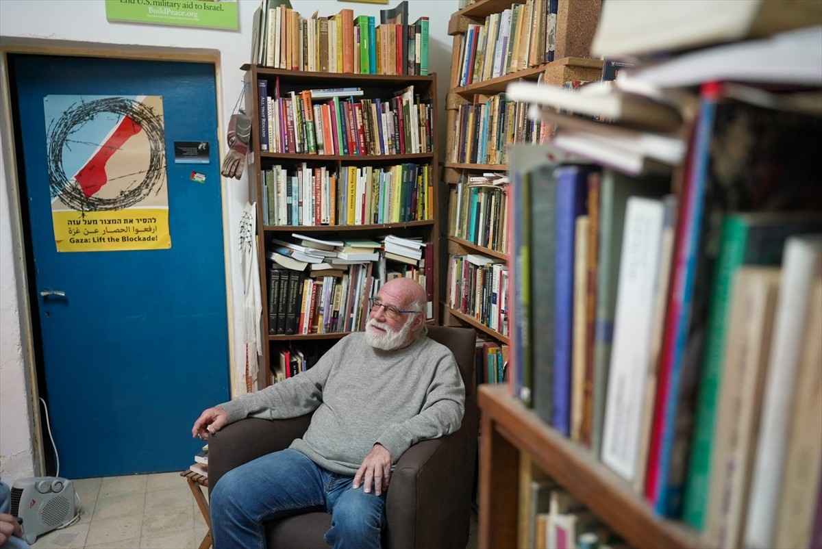 Ev Yıkımlarına Karşı İsrail Komitesi (ICAHD) Başkanı İsrailli Antropolog Jeff Halper, Gazze'deki...