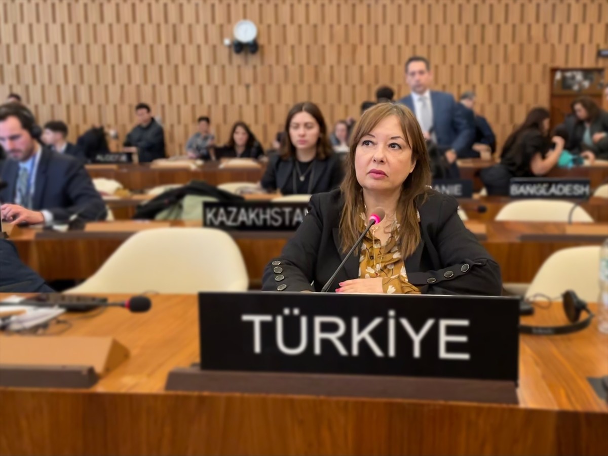 Fransa'nın başkenti Paris'te bulunan UNESCO ana merkezinde, Gazze ile ilgili bilgilendirme...