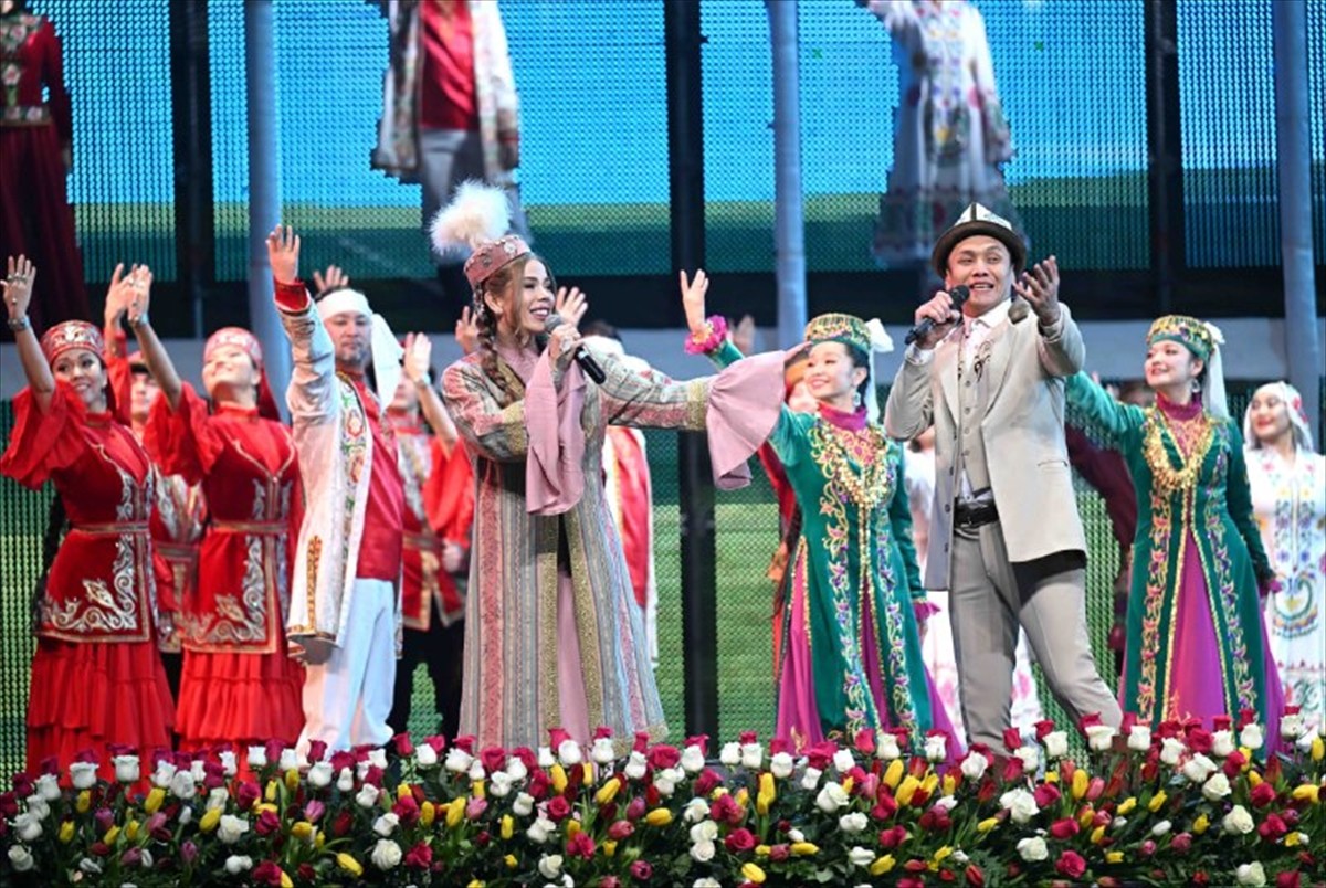 Kazakistan'da baharın müjdecisi olan Nevruz Bayramı, düzenlenen etkinliklerle kutlanıyor....