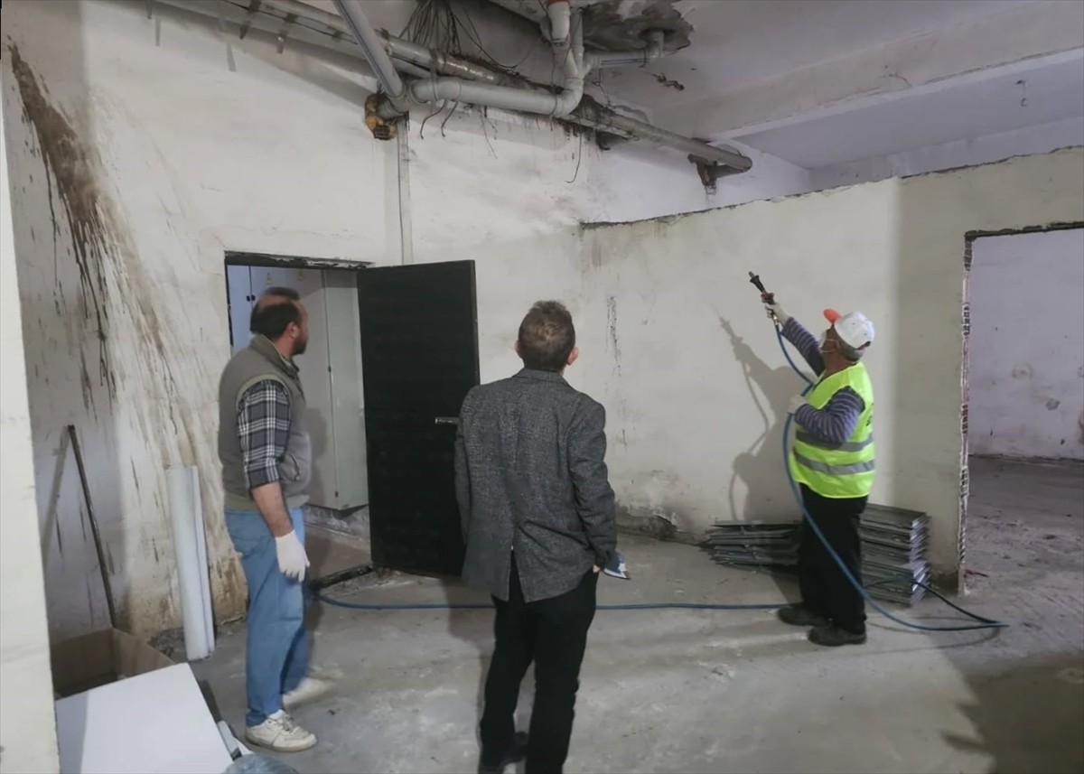 Samsun'un 19 Mayıs ilçesinde, kahverengi kokarcayla mücadele kapsamında ilaçlama yapıldı.