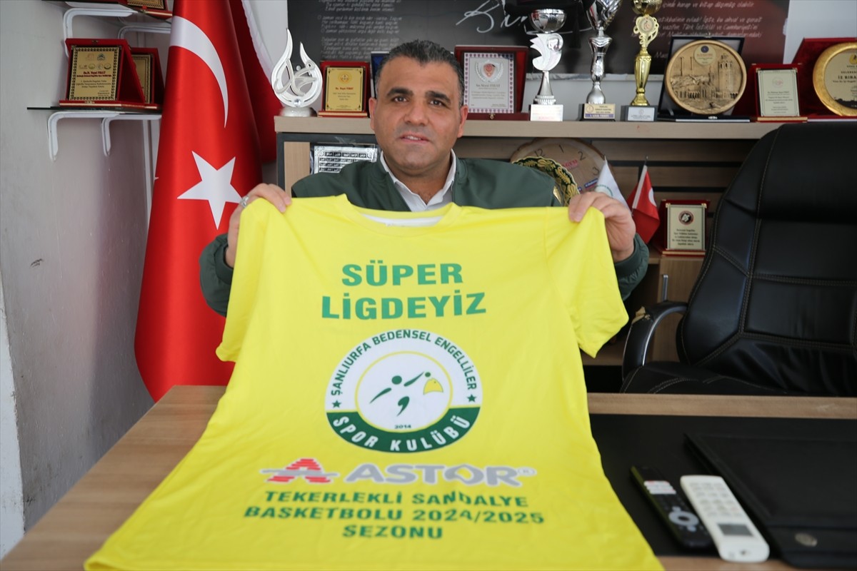 Tekerlekli Sandalye Basketbol 1. Lig B Grubu ekiplerinden Astor Enerji Şanlıurfa Bedensel...