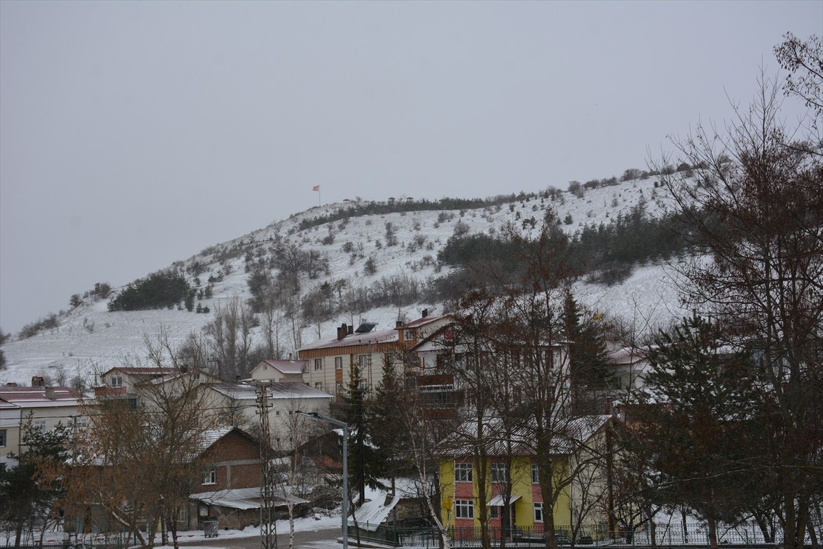 Tokat'ın Başçiftlik ilçesinde kar yağışı etkili oldu.