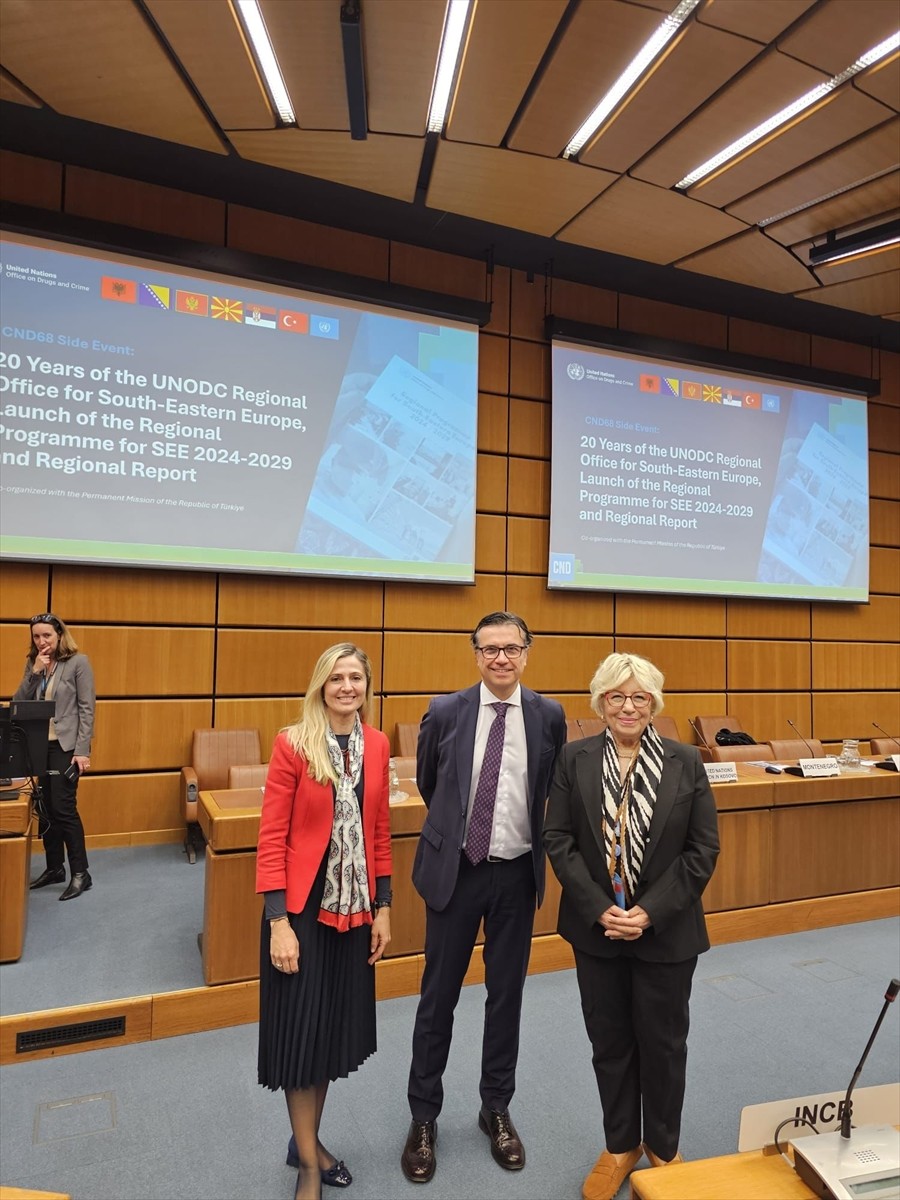 Türkiye'nin Birleşmiş Milletler (BM) Viyana Ofisi Nezdinde Daimi Temsilcisi Büyükelçi Levent Eler...